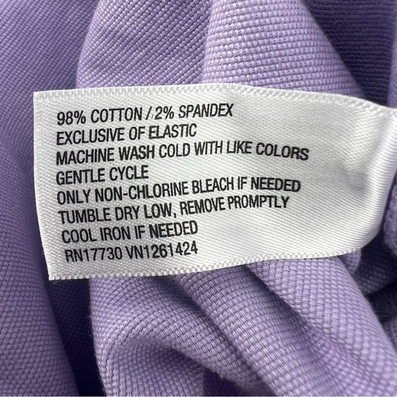 NWT Wild Fable Lavender Rough Hem Elastic Waist Cotton Shorts Size 4X Women’s - Picture 5 of 5